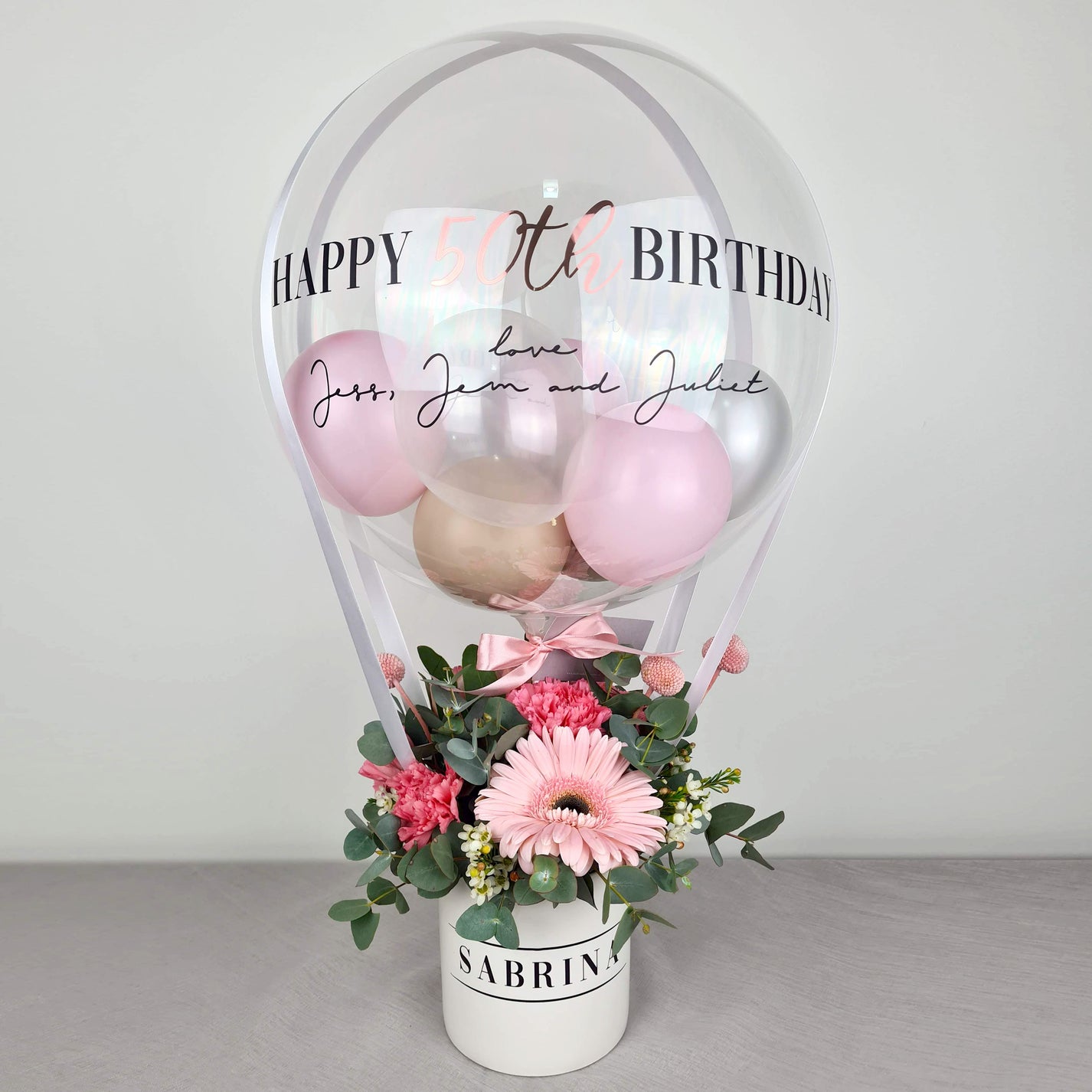 Bloom Pot | White Sabrina – Balloon Butlers